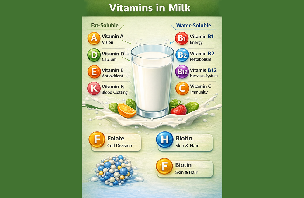 Vitamins in Raw Milk – The Biologically Active Microfraction and Its Importance for Nutritional Value, Stability, and Quality