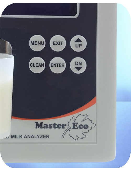 milk analyzer master eco keypad