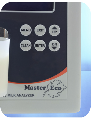 milk analyzer master eco keypad